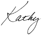 Kathy Lawless Signature