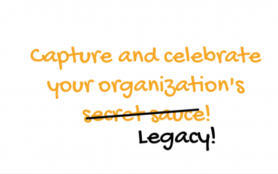 Capture & Celebrate Your Organization’s Legacy